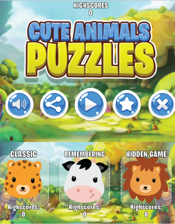 Cute Animal Puzzle